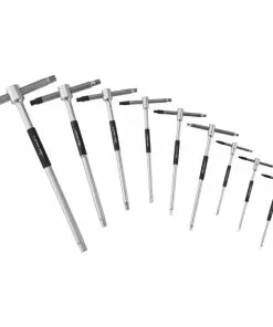 LifeLine Pro Sliding T Bar Hex Set 10 LifeLine Pro Sliding T Bar Hex Set -Billig Cykelvedligeholdelse butik LifeLine Pro Sliding T Bar Hex Set Allen Keys Black LLPRO STBHS 1