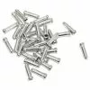 Transfil Invendige Kabelendehætte (pakke Med 100 Stk.) -Billig Cykelvedligeholdelse butik Transfil Pack Of 100 Anti Fray Inner Cable End Caps Gear Cable Spares Silver KB63