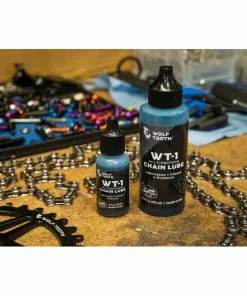 Wolf-tooth Wolf Tooth WT-1 All Conditions Chain Lube - 2oz -Billig Cykelvedligeholdelse butik Wolftooth WT 1 Chain Lube for All Conditions 04 1