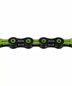 KMC DLC10 10 Speed Chain -Billig Cykelvedligeholdelse butik prod179521 Black Green NE 01