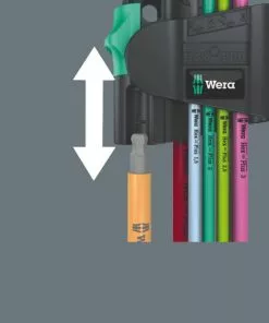 Wera Tools 950/7 Hex-Plus Magnetic L-Key Toolset -Billig Cykelvedligeholdelse butik wera tool 950 7 Hex Plus Magnet Multi Colour Set 7pc 07