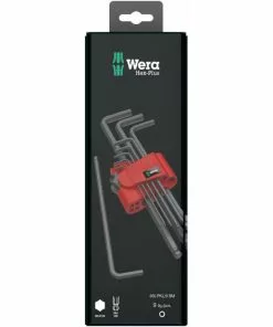 Wera Tools 950/9 Hex-Plus 6 SB L-Key Toolset -Billig Cykelvedligeholdelse butik wera tool 950 9 Hex Plus 6 SB L key Set BlackLaser 06